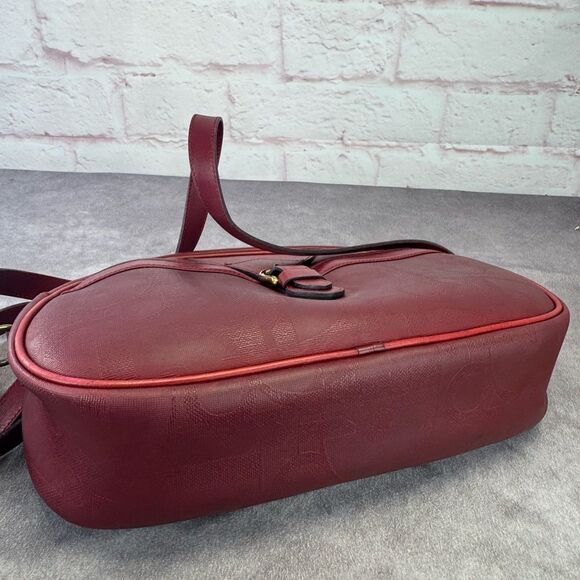 Christian Dior Trotter Vintage Red Leather Bag with Pouch - Picture 7 of 16